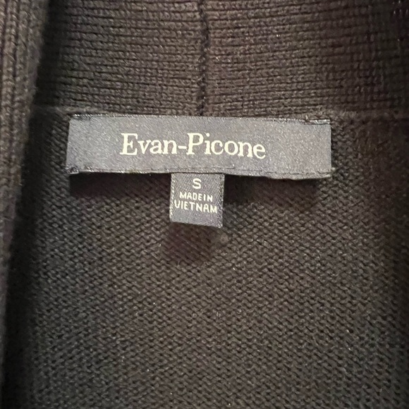 Black Longsleeve Sweater Dress with Brown/Gold Buckle Details, S - Picture 4 of 5